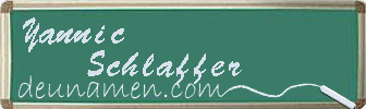 Yannic Schlaffer Visitenkarte